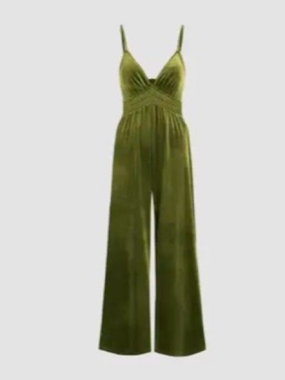 Cider velvet green jumpsuit size small NWT #28